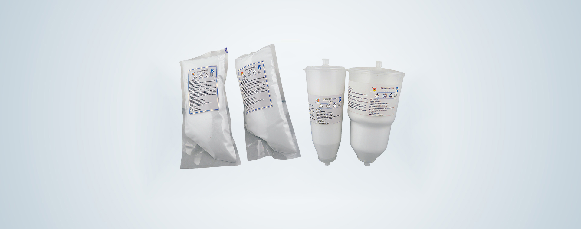 Online hemodialysis B powder bag、 bucket