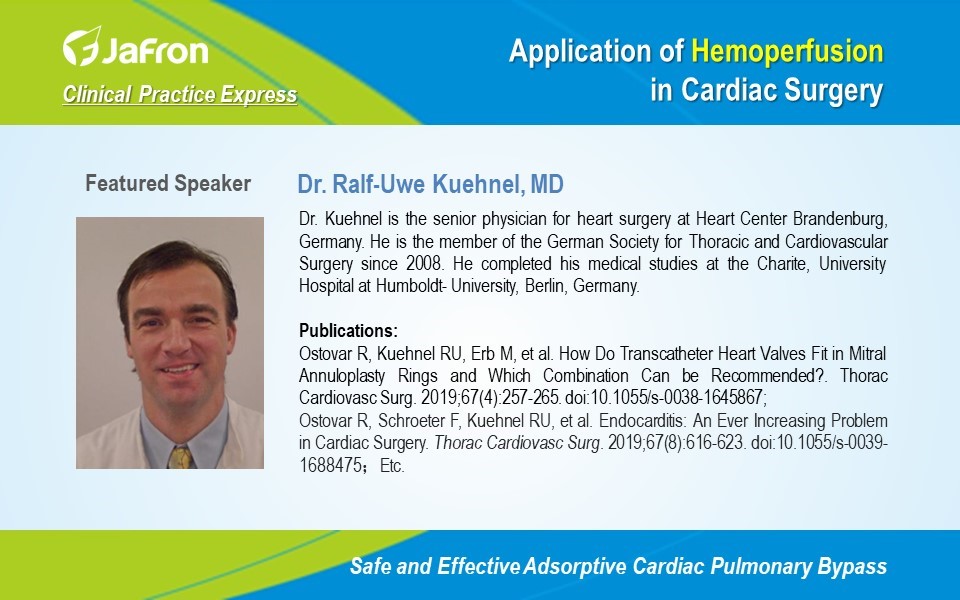 Ralf-Uwe Kuehnel-Application of Hemoperfusion in Cardiac Surgery 
