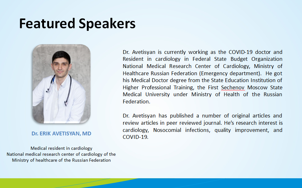 Erik Avetisyan-Hemoperfusion for COVID-19 patients with AKI andor respiratory failure--Experience from Europe